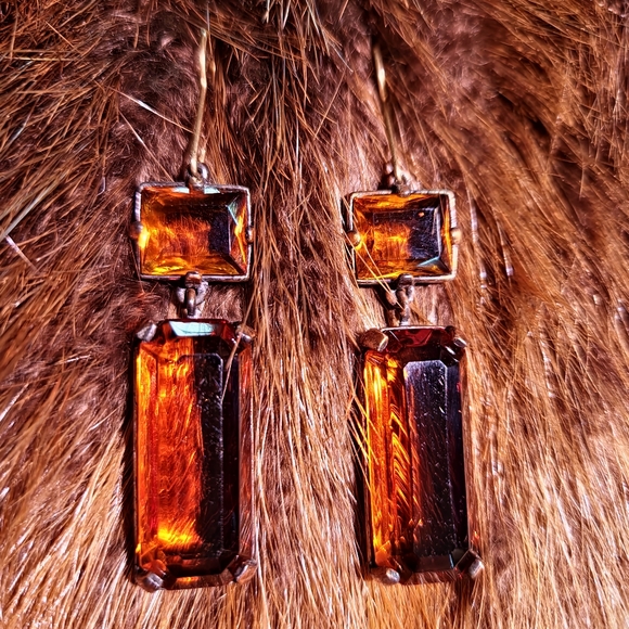 YSL 🇫🇷 Robert Goossens' PRISM cut earrings!!! Vintage *RARE FIND* - Picture 3 of 12